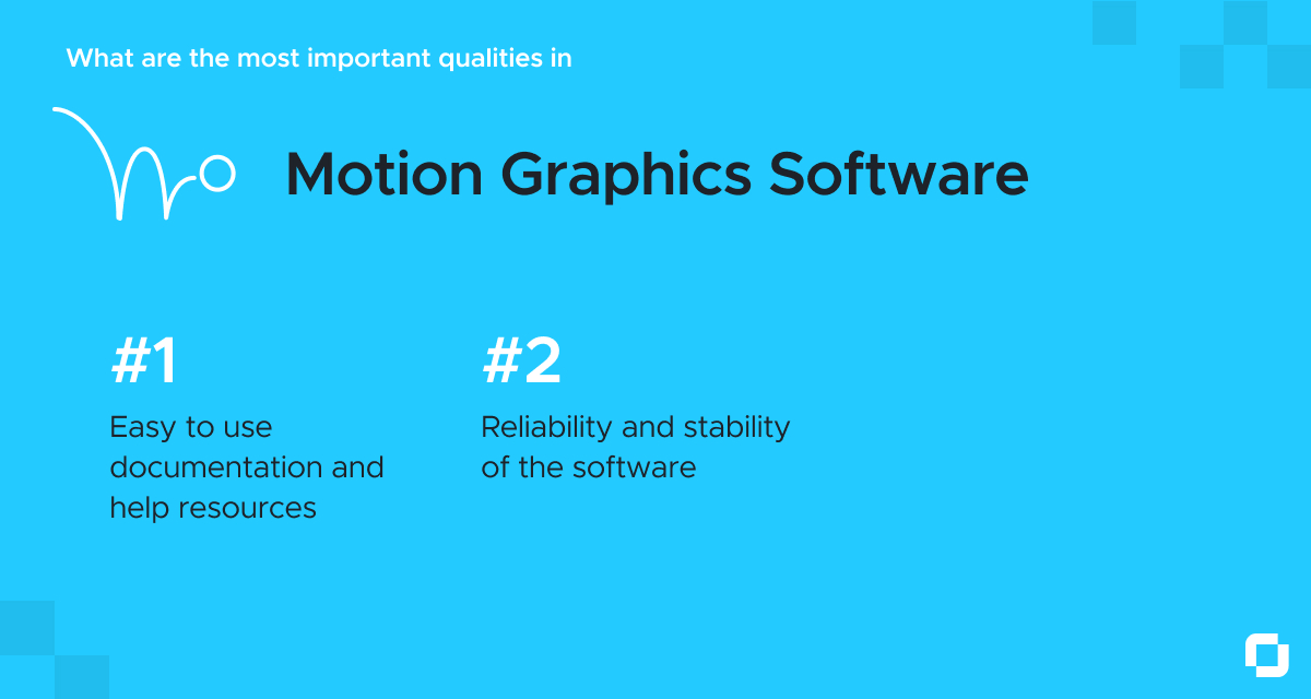 Important Qualities in Motion Graphics Software